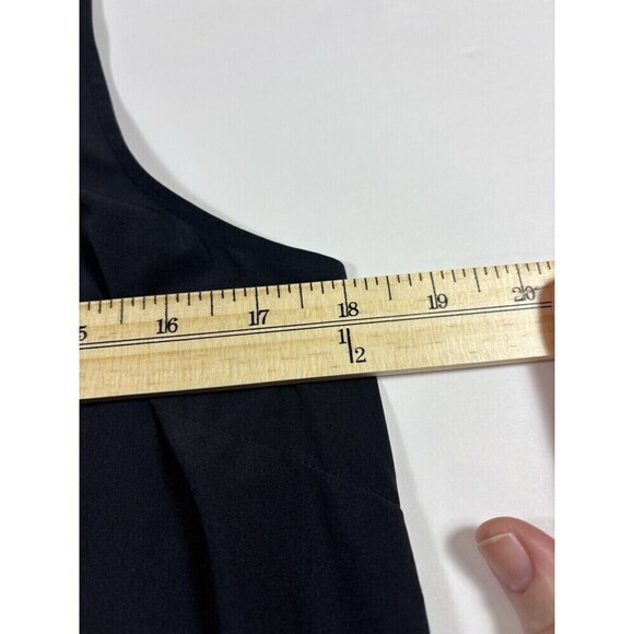 Athleta Initiative Sleeveless Dress Black Small High Neck Exposed Zipper - Picture 9 of 11